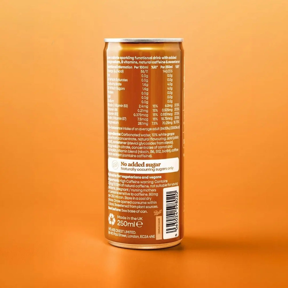 Onest Energy Tropical Peach Natural Energy Drink