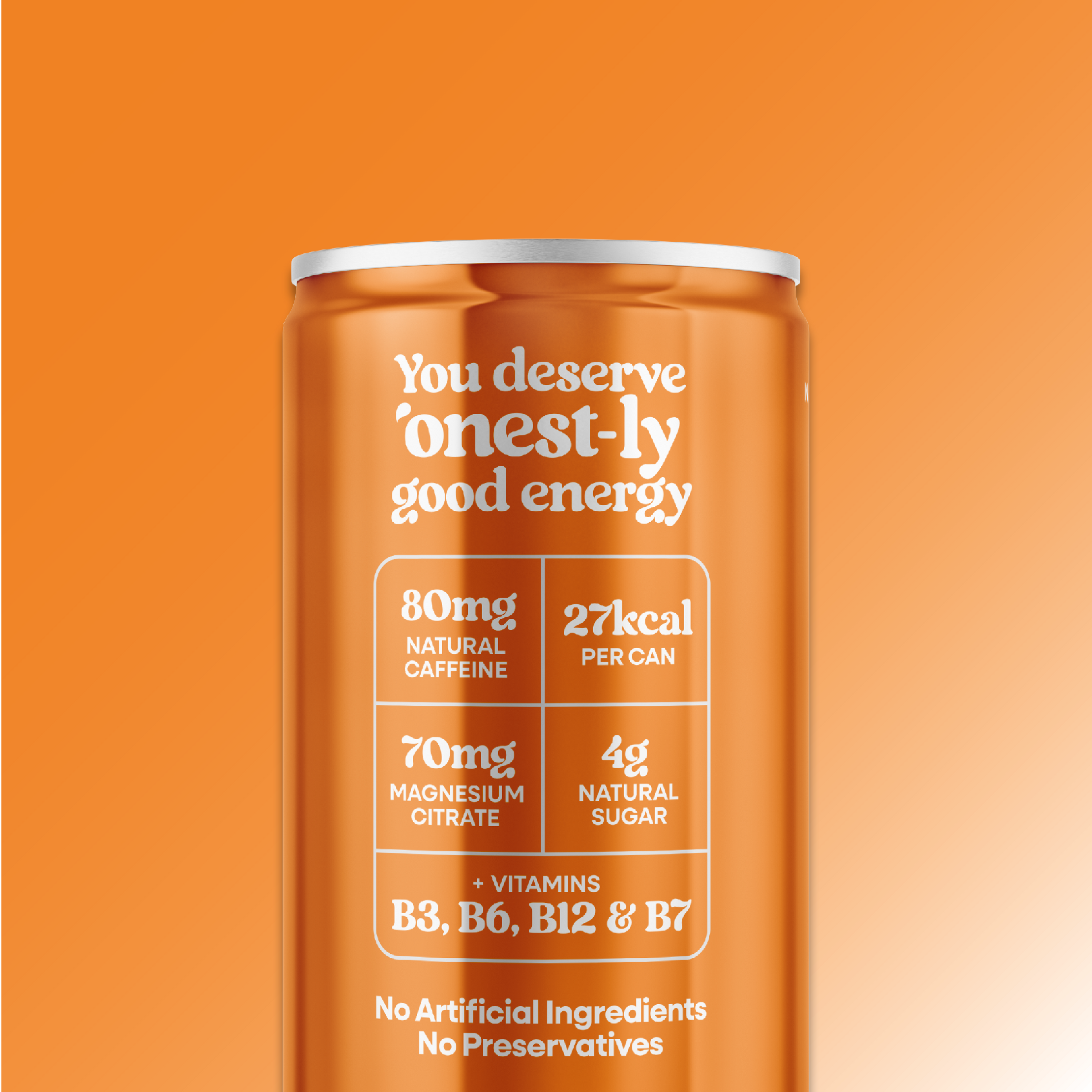 Onest Energy Sparkling Tropical Peach Energy Drink